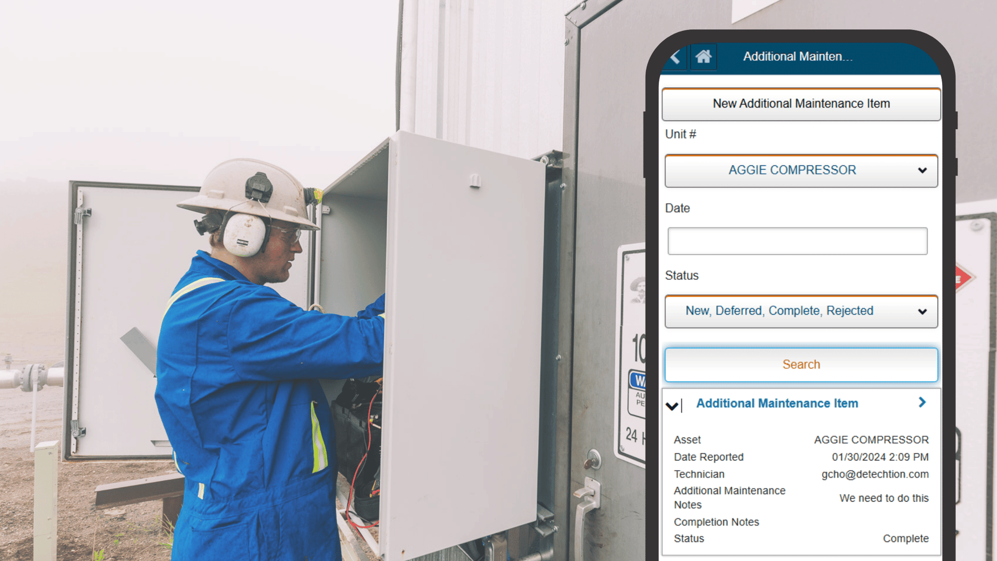 Unified Operations Dashboard - Preventative Maintenance